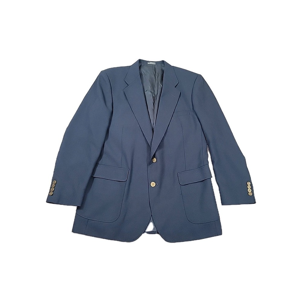 Barrington Men's Blue Blazer Size 44L - 4 Button Sport Jacket - Picture 1 of 12
